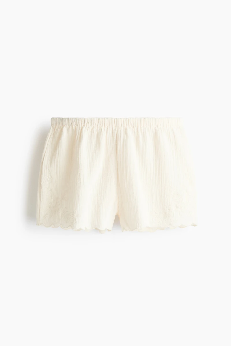 Cotton Muslin Beach Shorts