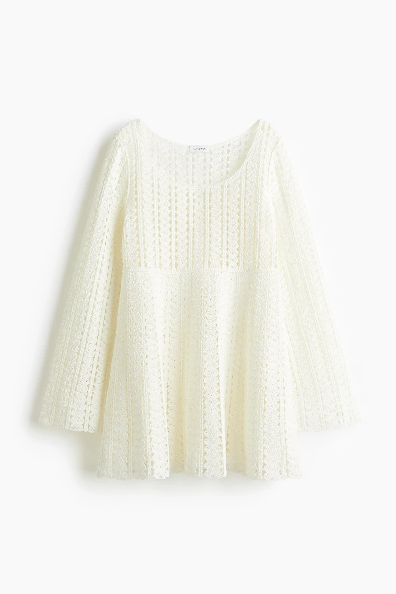 Crochet-Look Dress