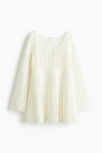 Crochet-Look Dress