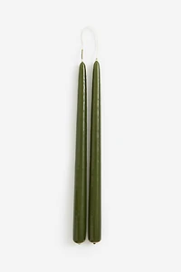 2-pack Glossy Taper Candles