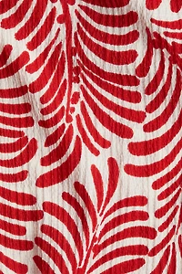 MAMA Crinkled Wrap Dress