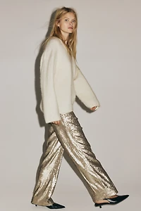 Pantalon à sequins