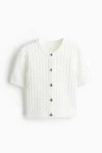 Cable-Knit Cardigan