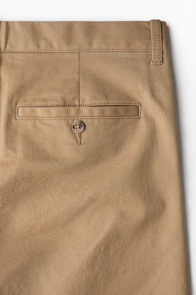 Slim-Fit Cotton Chinos