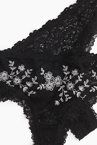 2-Pack Lace Brazilian Briefs
