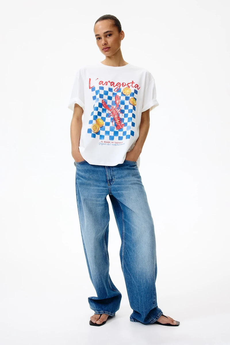 T-shirt grande taille imprimé