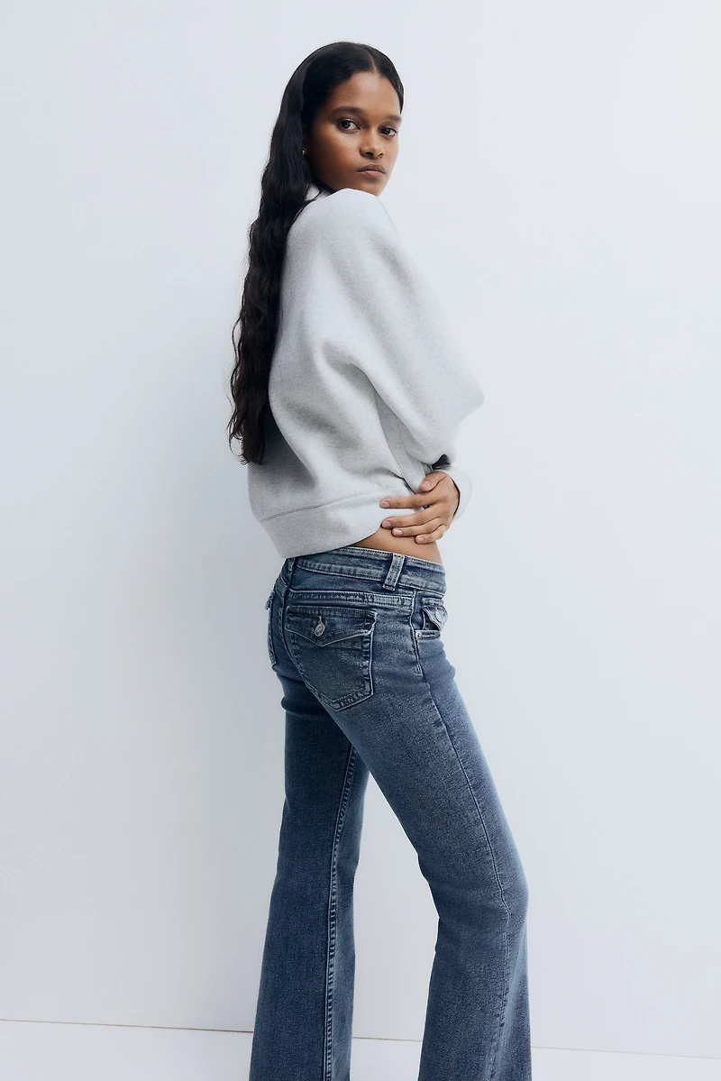 Flared Low Jeans