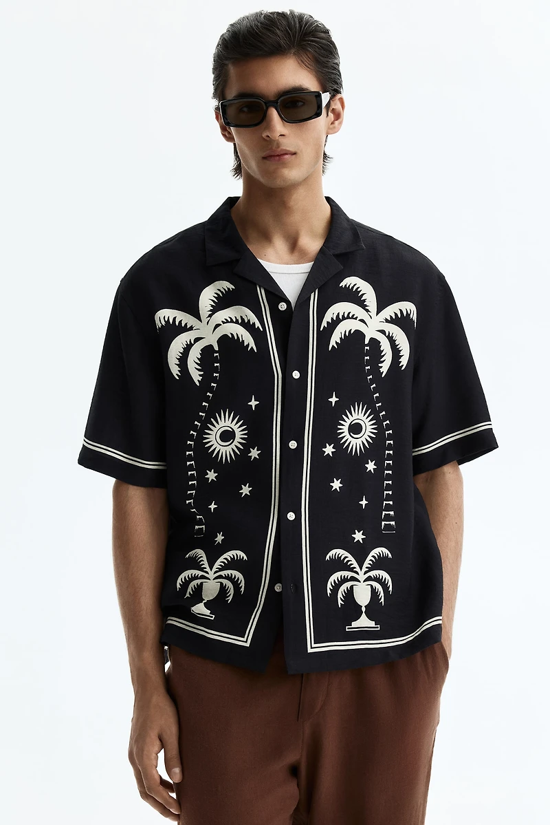 Relaxed-Fit Printed Resort Shirt