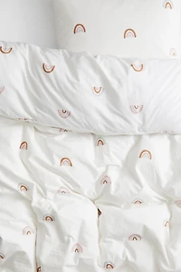 Patterned Twin Duvet Cover Set