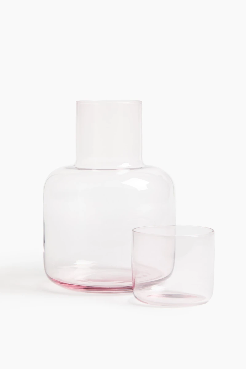 Bedside Water Carafe with Tumbler