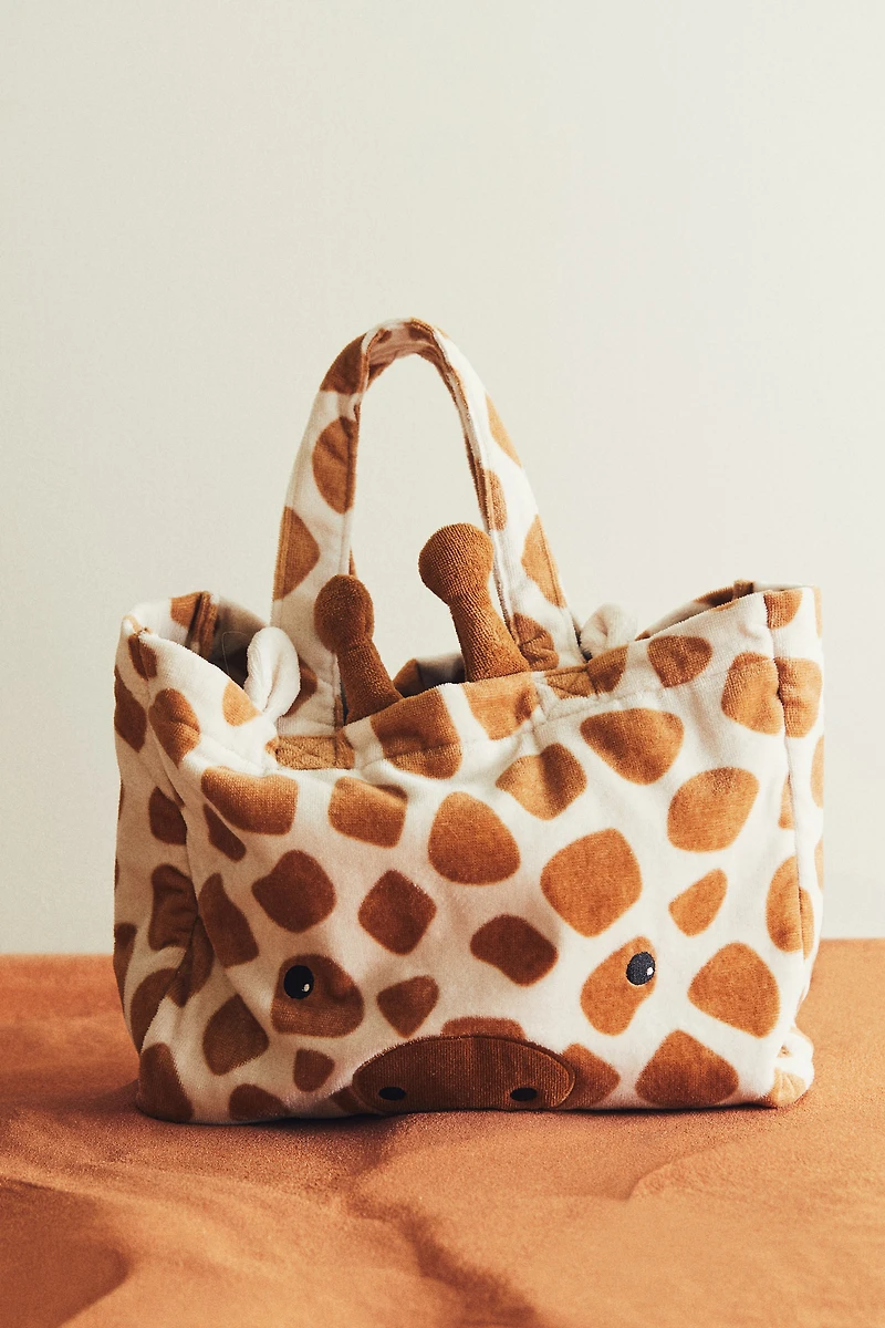 Sac de plage à motif animal