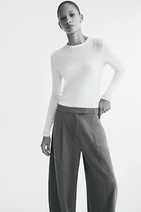 Dressy Barrel-Leg Pants