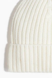 Rib-Knit Beanie