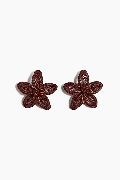 Flower-Shaped Earrings