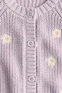 Cardigan with Embroidered Details