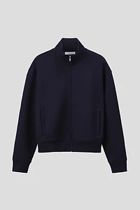 Loose-Fit Scuba Track Jacket