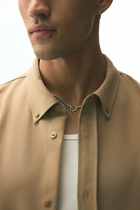 Chemise décontractée en sergé