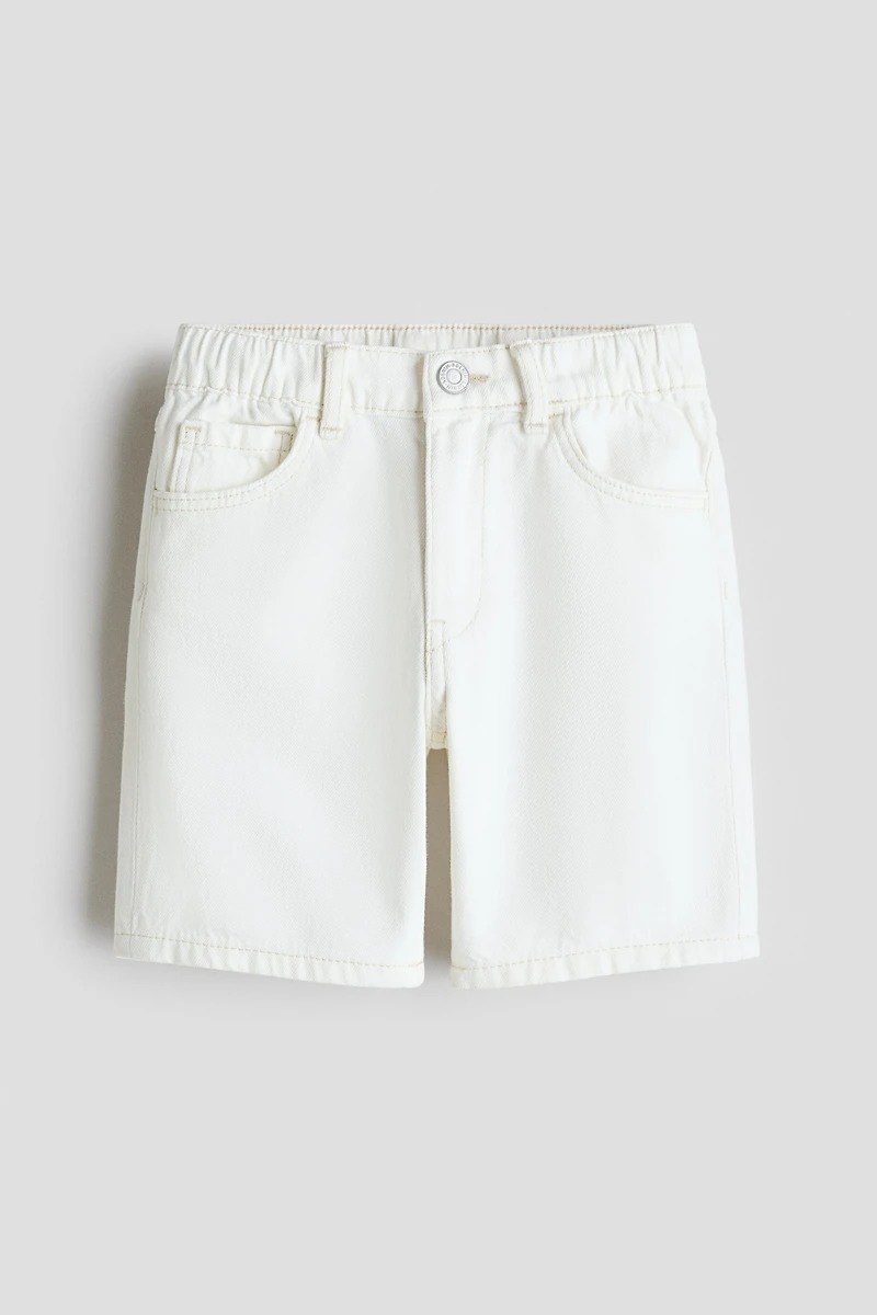 Short ample en denim