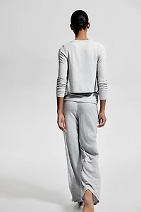 Foldover-Waist Sports Leggings