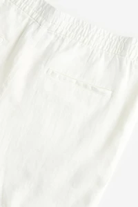 Regular Fit Linen Shorts