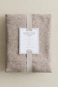 2-Pack Bouclé Blackout Curtain Panels