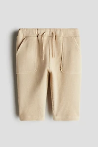 Pantalon de jogging en coton gaufré