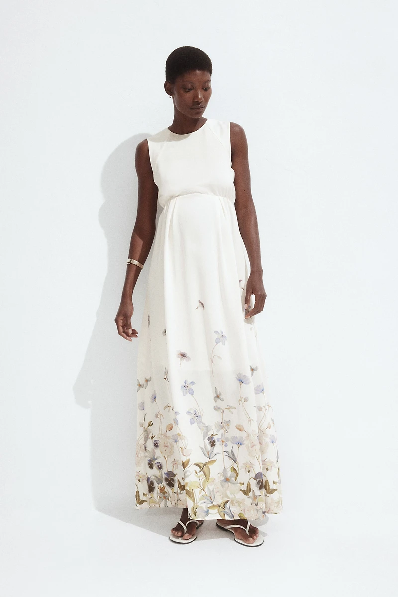 MAMA Robe longue avec boucle dans le dos