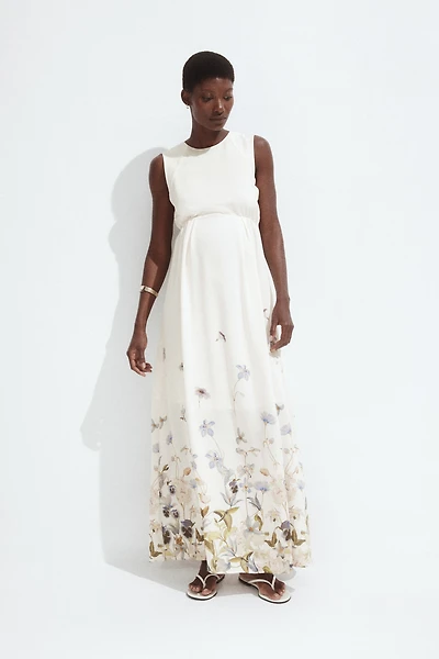 MAMA Robe longue avec boucle dans le dos