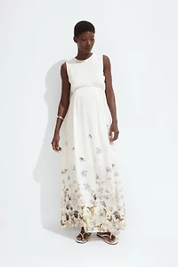 MAMA Robe longue avec boucle dans le dos