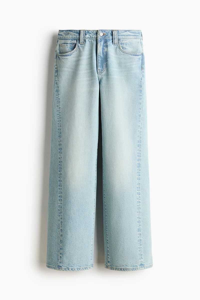 Jean ample taille haute