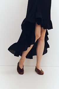 Braided Leather Flats