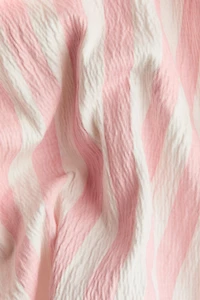 Robe à manches volants en coton