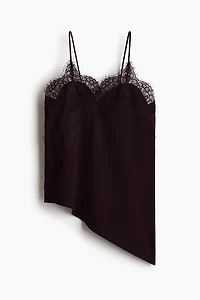 Lace-Trimmed Camisole Top