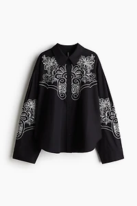 Oversized Embroidered Shirt