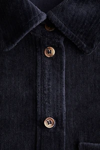 MAMA Ribbed Velour Shirt