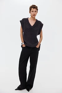 Mohair-Blend Sweater Vest