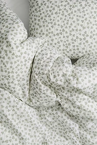 Patterned Cotton Twin Duvet Cover Set