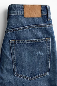 Straight High Waist Ankle Jeans