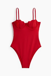 High-Leg Underwire Swimsuit