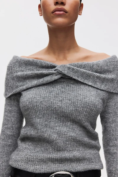 Off-the-Shoulder Sweater