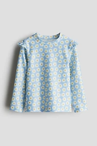 Ruffle-Trimmed Swim Top UPF 50