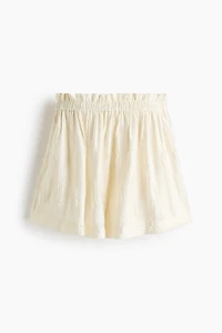 Frayed Paper-Bag Shorts