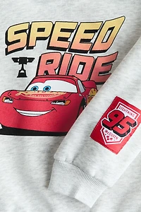 Loose-Fit Printed Hoodie