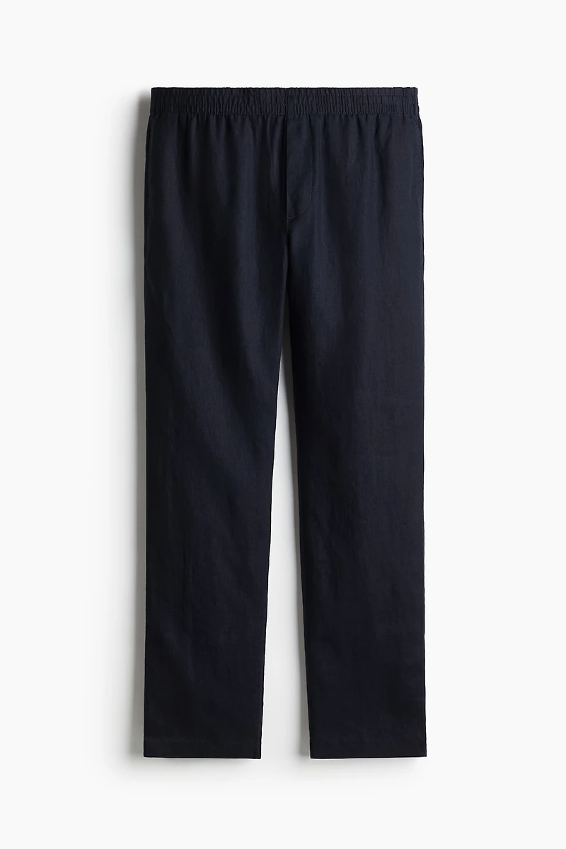 Regular-Fit Linen Pants
