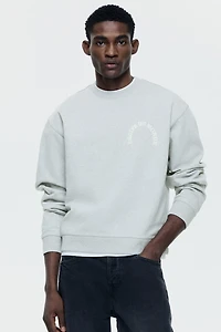 Loose-Fit Printed Sweatshirt