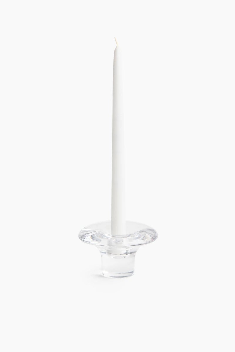 Glass Candleholder