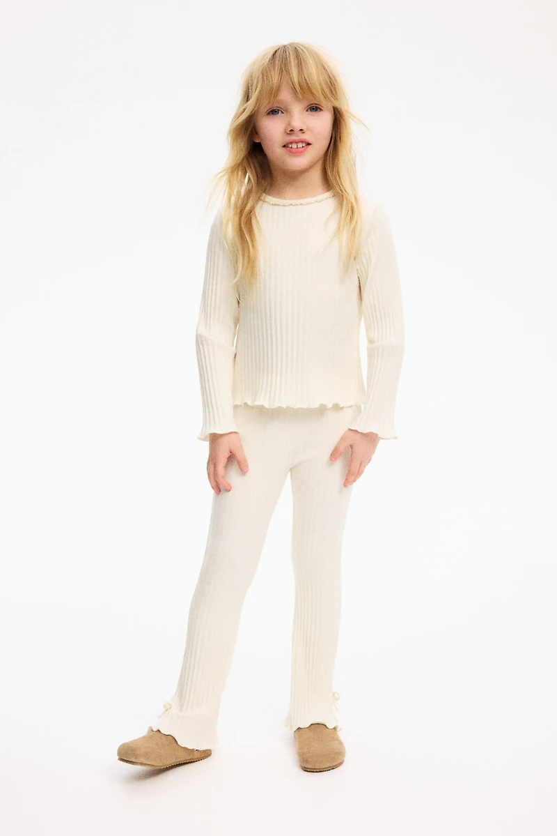 2-Piece Ribbed Cotton Set