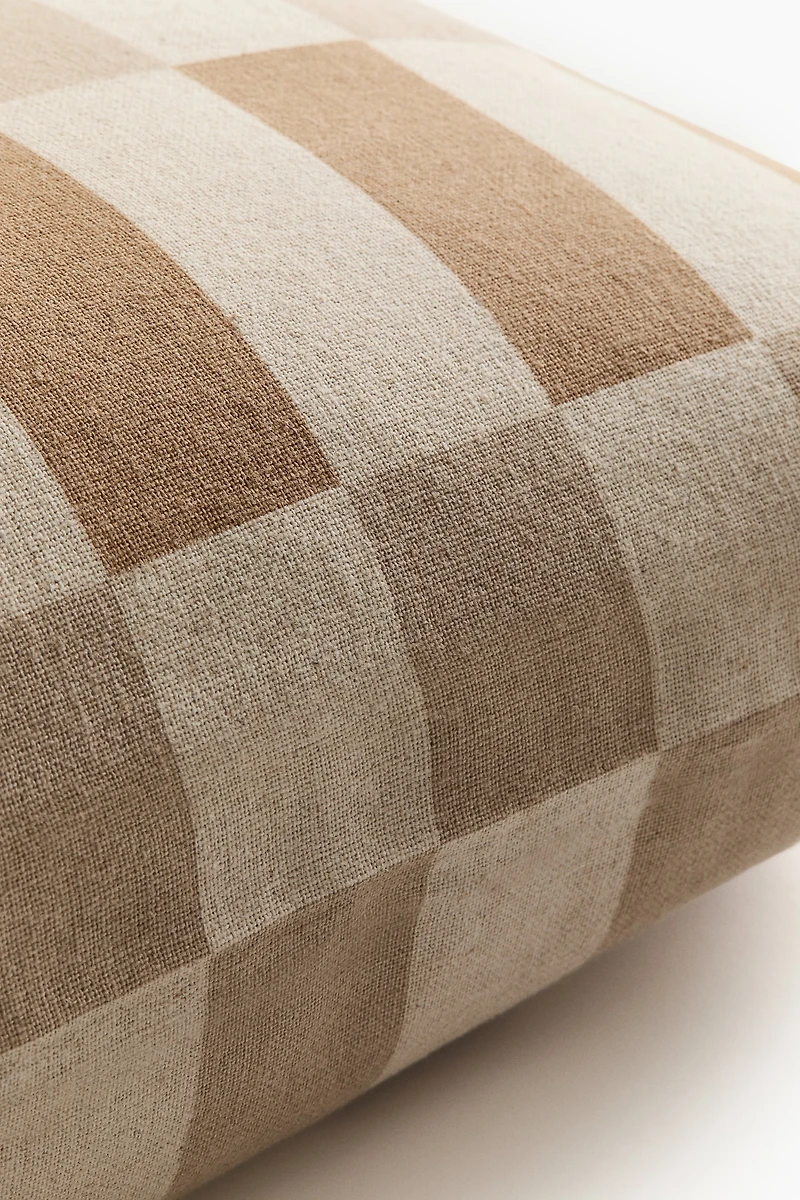 Linen-Blend Cushion Cover
