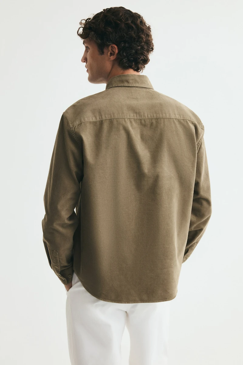 Regular-Fit Corduroy Shirt