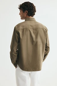 Regular-Fit Corduroy Shirt